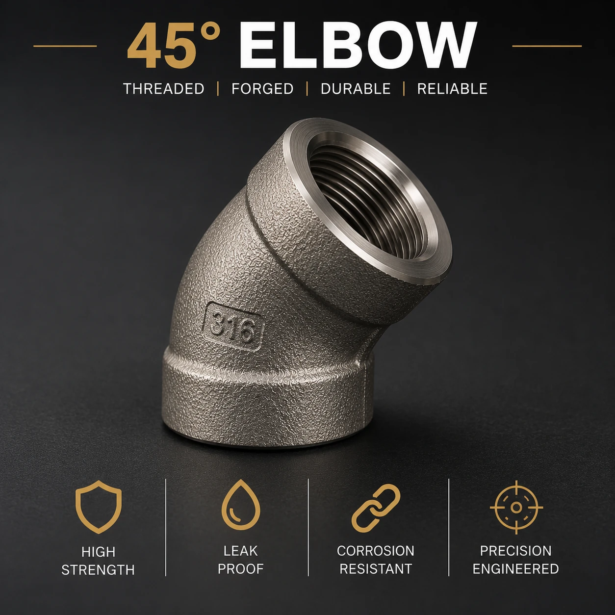 45° Elbow