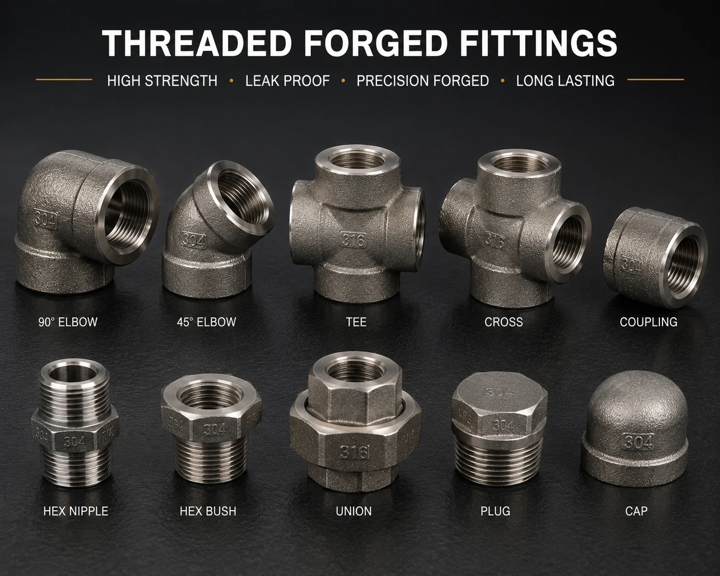 Threaded Forged Fittings